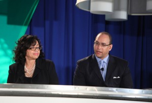 Broadway Consolidated Cos. President Margaret Garner and Minority Business Development Agency National Director David Hinson (Source: Lonnie C. Major)