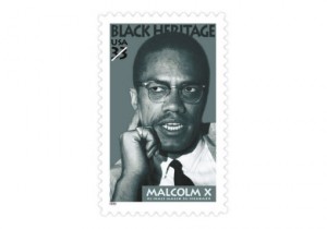 malcolm x stamp