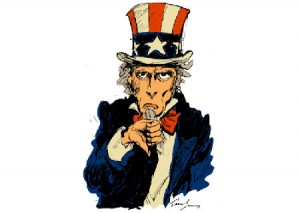 uncle sam thumbs down