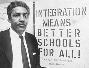 Civil Rights & Gay Rights activist Bayard Rustin