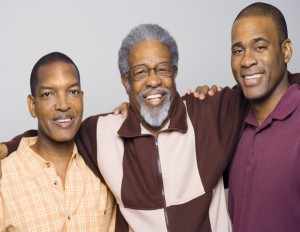 black family on fathers day