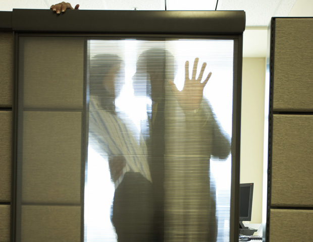 OfficeFlirtingWomanMan