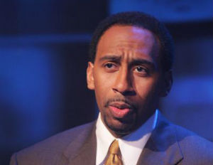 stephen a smith first take blank stare