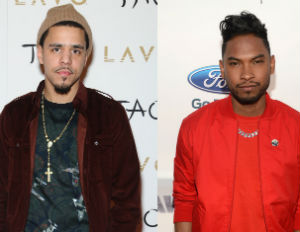 J-Cole-and-miguel j cole and miguel on the red carpet