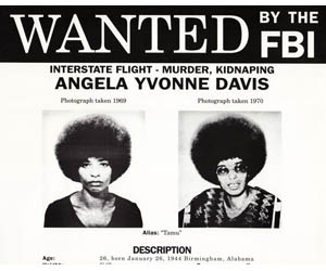 angela davis wanted poster