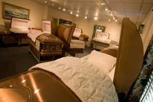 PelhamFuneralHome_showroom1 casket funeral home