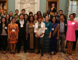visiting-entrepreneurs 30 entrepreneurs from around the world are touring U.S. to engage in peer-to-peer learning and relationship-building.