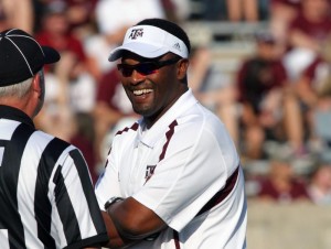 kevin sumlin smiling