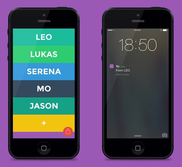 yo-app-iphone Yo iPhone app