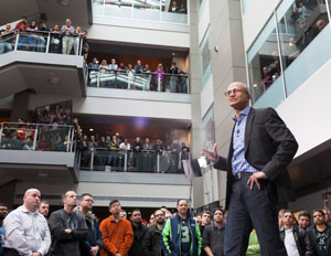 300-job-cuts Satya Nadella Microsoft Employees