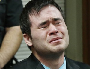 Daniel Holtzclaw cries during his sentencing