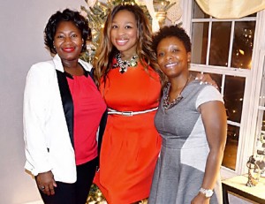 Aniesia Williams at pre-New Year's Eve 2015 dinner party