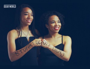 Taelor and Sydni Scott, daughters of sportscaster Stuart Scott