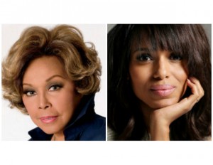 Diahann Carroll and Kerry Washington