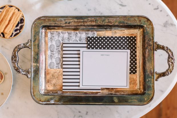 Black Southern Belle Stationery Set