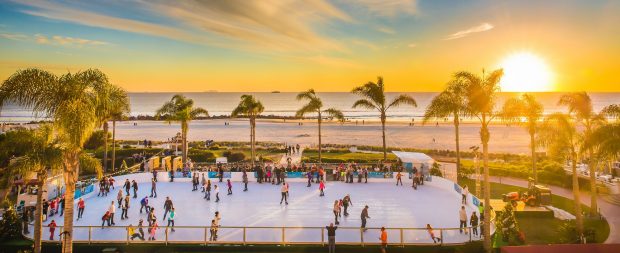 Sunset Ice Rink courtesy Del Coronado