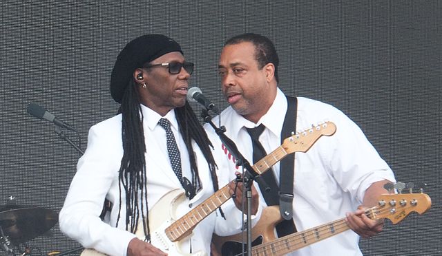 [Rodgers performing with Chic at the Flow Festival in Helsinki, 2015 (Image: Wikimedia)]