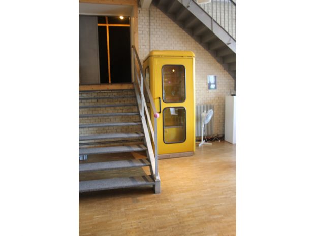 This is the offices of Wooga, a gaming company in Berlin. Privacy is big in Germany and most companies and startups have these privacy phone booths. 