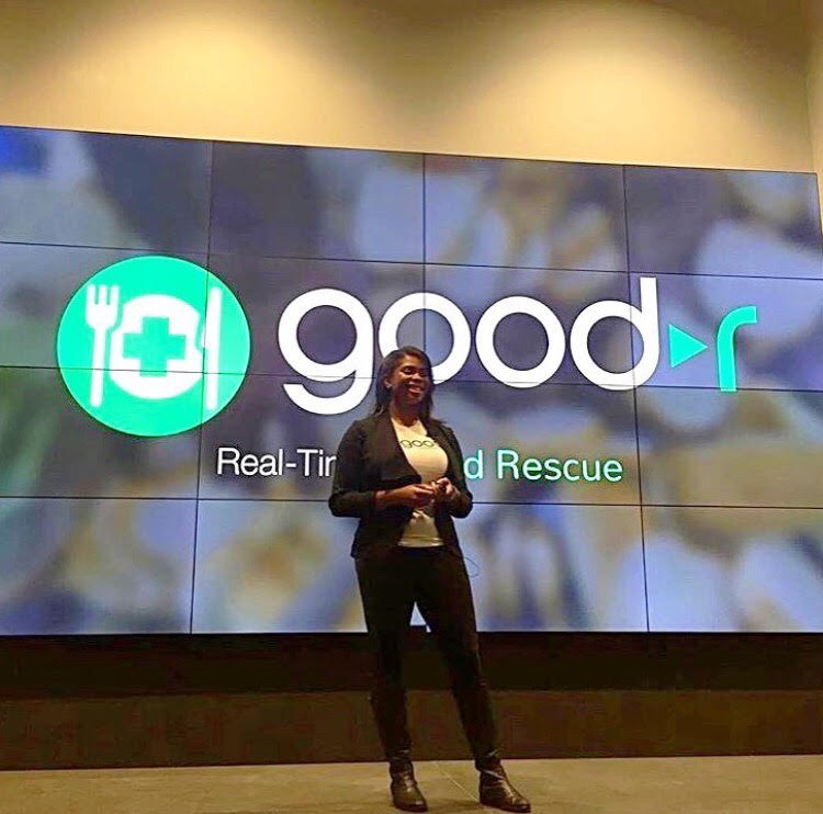 Jasmine Crowe a black female social entrepreneur is the founder of The Goodr App.