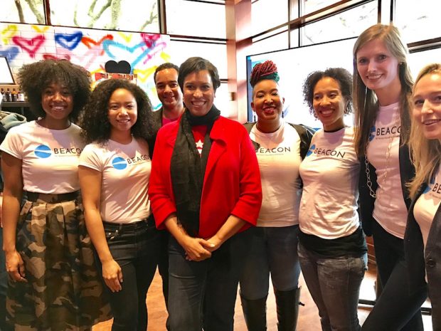 Mayor Muriel Bowser and the Beacon Team