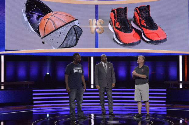 STEVE HARVEY'S FUNDERDOME - "Episode 112" - Aspiring inventors hope to win over a live studio audience to fund their ideas, products or companies, on an all-new episode of the seed-funding competition reality series, "Steve Harvey's FUNDERDOME," on SUNDAY, JULY 23 (9:00-10:00 p.m.), on The ABC Television Network. (ABC/Lisa Rose) MEDIN GEBREZGIER (THE GAME BAG), STEVE HARVEY, STEVE MCLAUGHLIN (COURT GRABBERS)