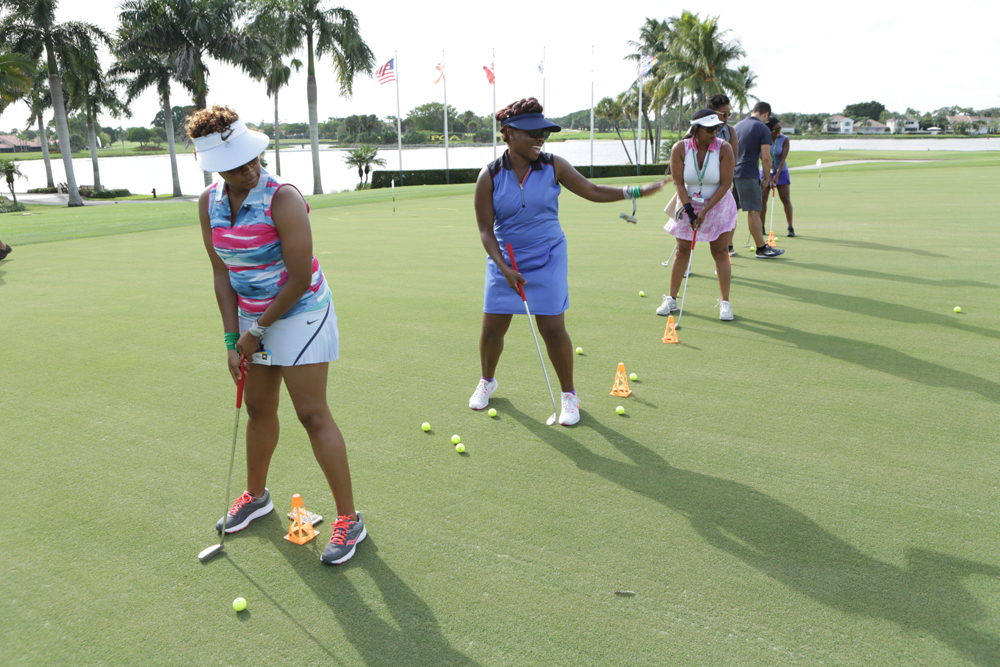 Golfing