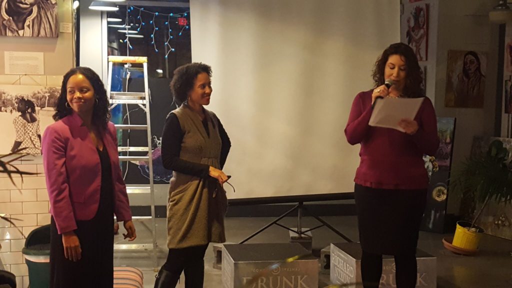 Podcast Hosts, L to R: Kristina Francis, Xina Eiland, and Aurelia Flores