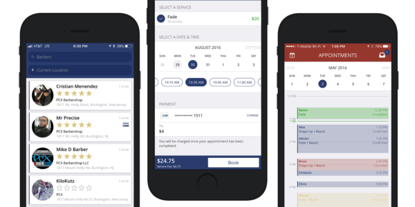 theCut barber booking app