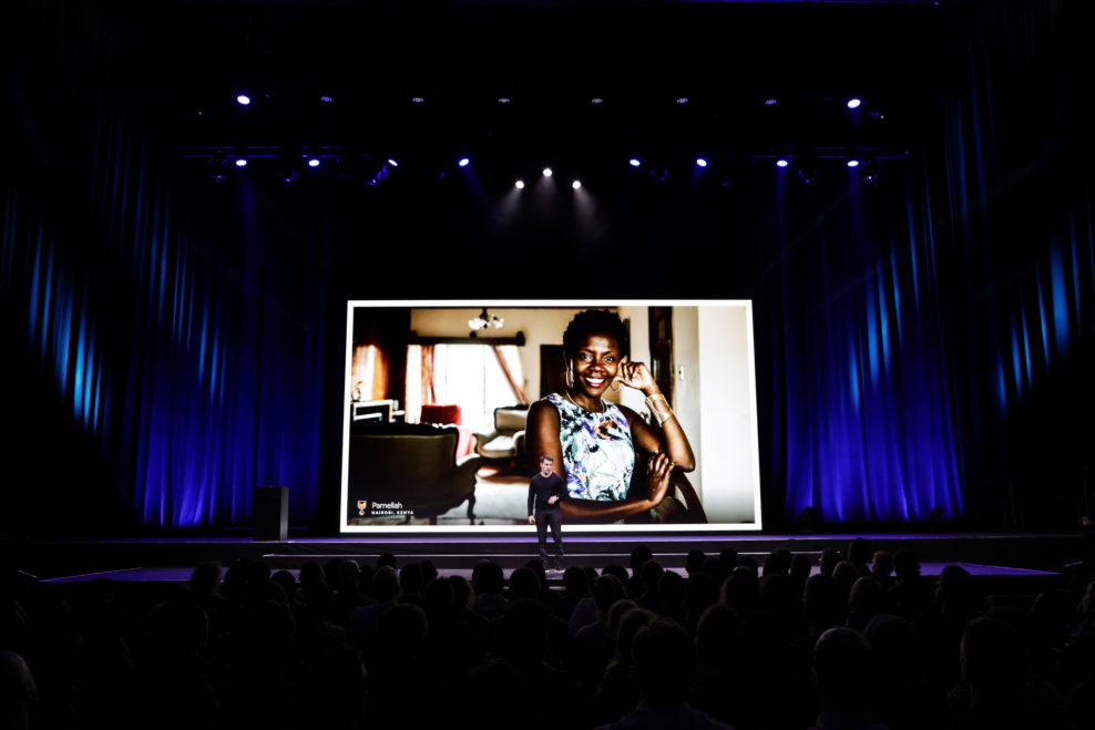 Airbnb host Pamellah, Nairobi Kenya, Co-founder, Brian Chesky (Image: Airbnb)