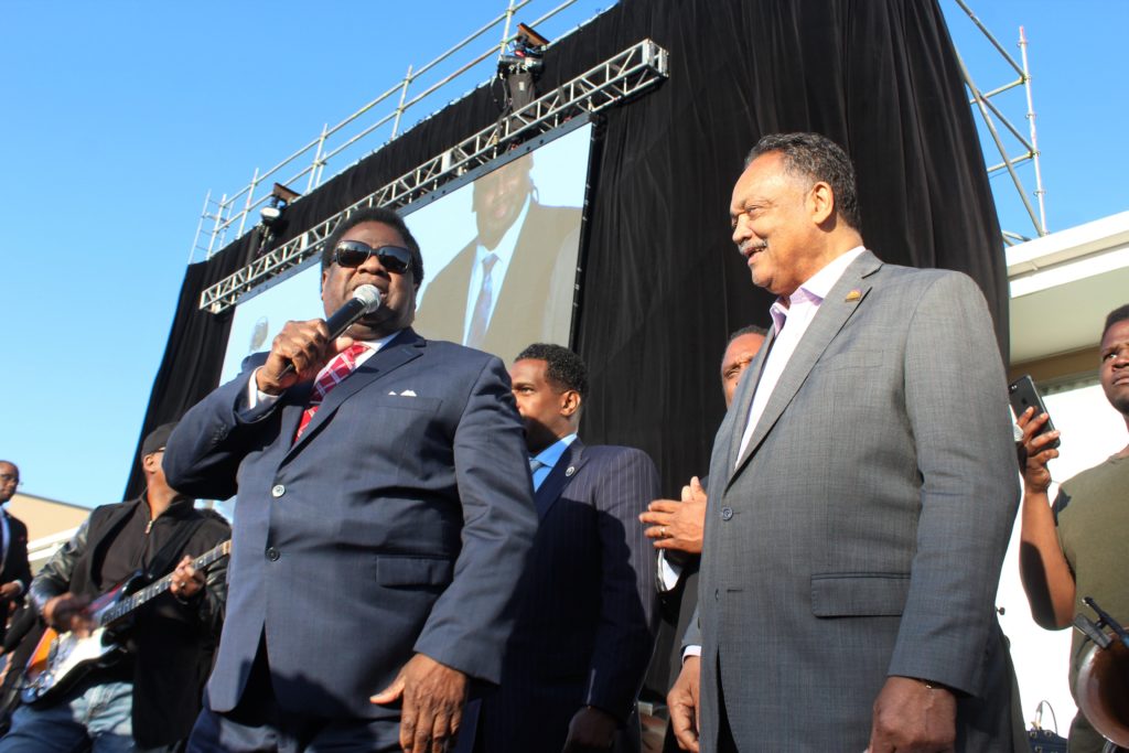 Al Green and Jesse Jackson
