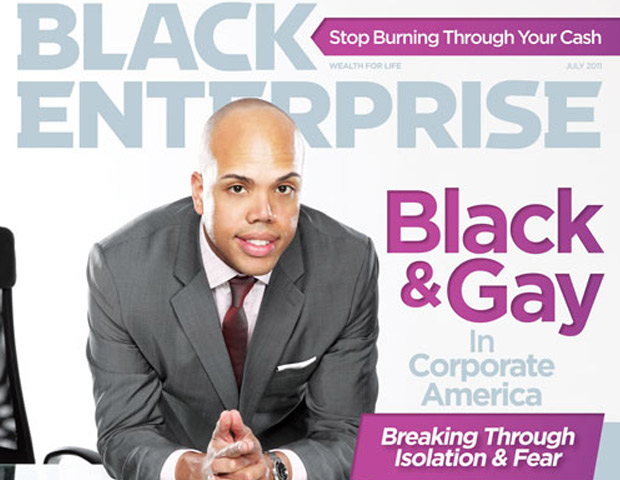 Black & Gay in Corporate America Black Enterprise cover July 2011