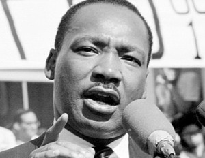 Martin Luther King Jr, closeup shot