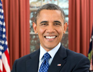 president obama smiling