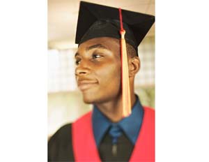 black college graduate