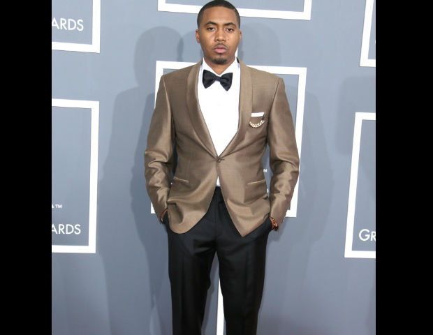 Nas attends the 55th Grammy's.