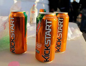 Mountain Dew Enters the Energy Drink Market with "Kickstart"