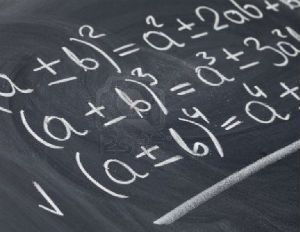 algebra math on blackboard