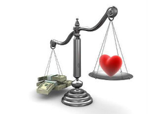 money and love