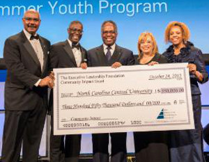 The Executive Leadership Foundation Awards North Carolina Central University $350,000 for Summer Youth Business & Entrepreneurship Academy