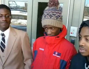 black teens arrested bus stop