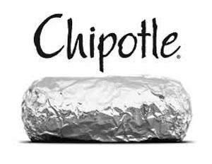 Chipotle logo and burrito image