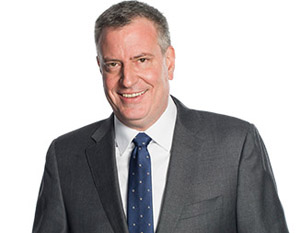 NYC Mayor Bill de Blasio