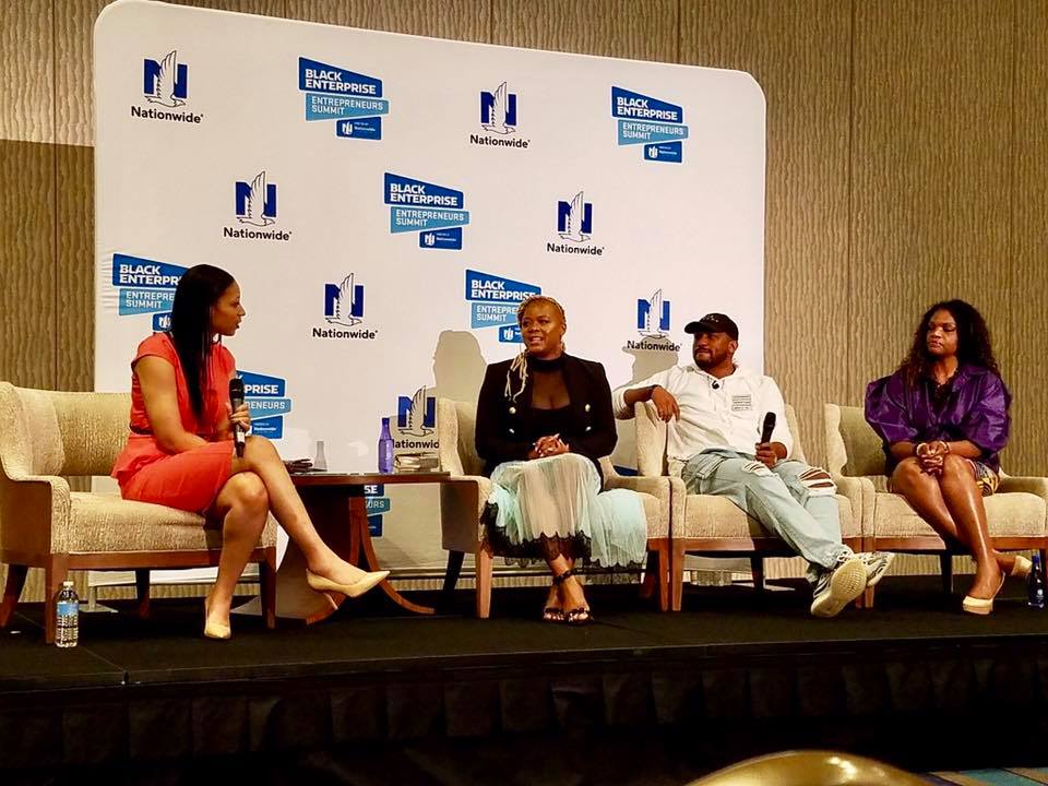 Claire Sulmers, Journalist, Founder, Fashion Bomb Daily, Everette Taylor, VP of Marketing, Skurt, LaShonda Johnson, CEO & Co-Founder, The Houston Housewives Finance Official, HHOF, Inc.