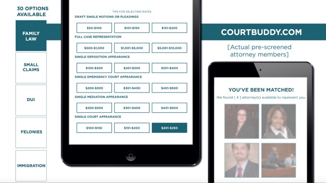 Court Buddy User Interface