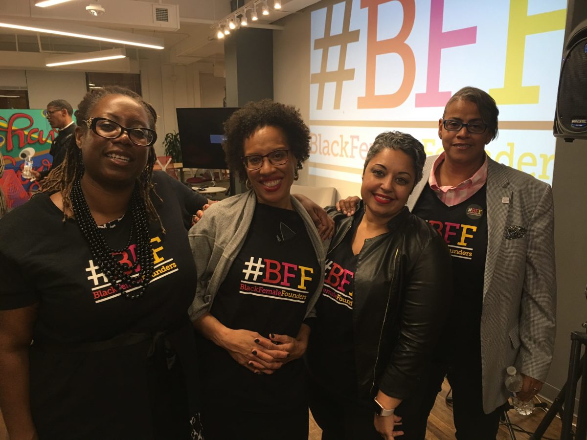 #BFF Co-founders (l-r): Sibyl Edwards, Xina Eiland, Erin Horne McKinney, and Melissa Bradley (photo: Brandon Luong)