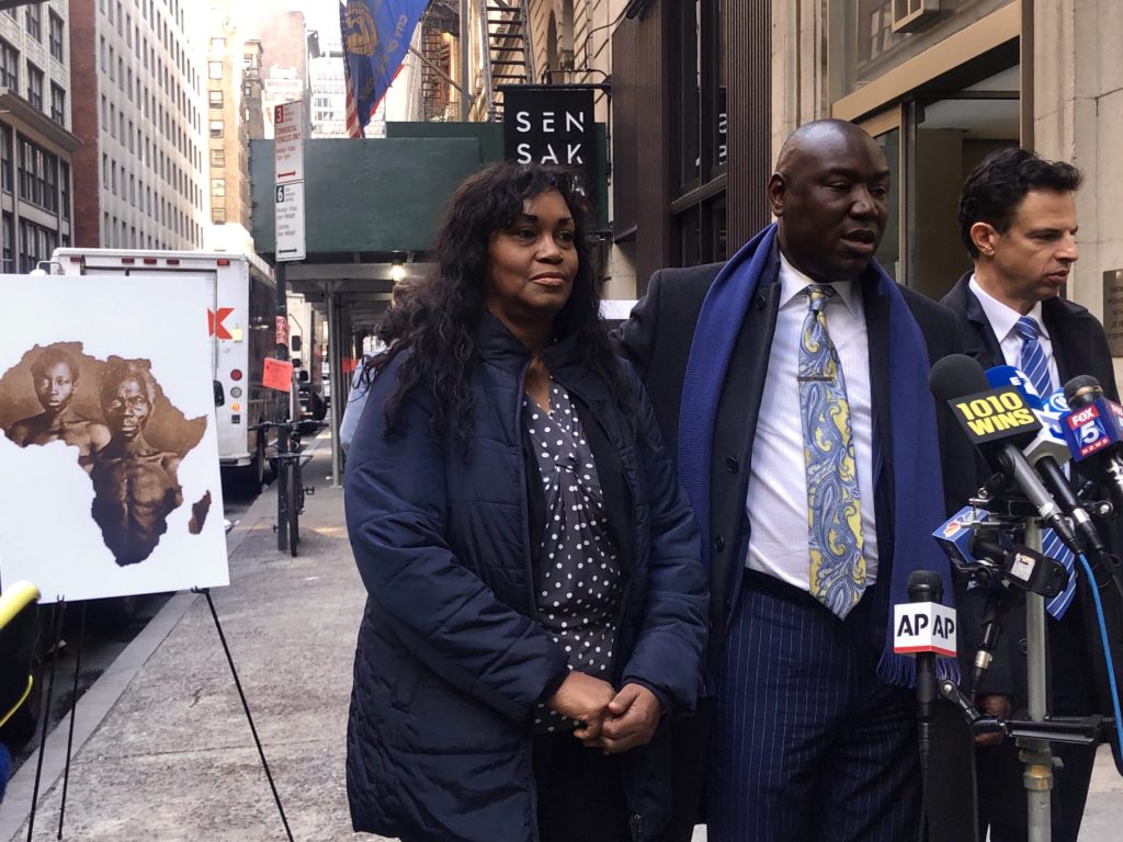 Tamara Lanier and Ben Crump