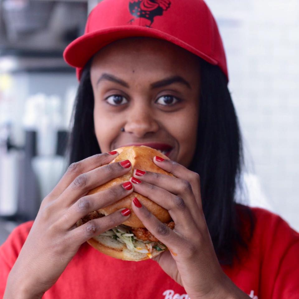 Roaming Rooster chicken sandwich black-owned