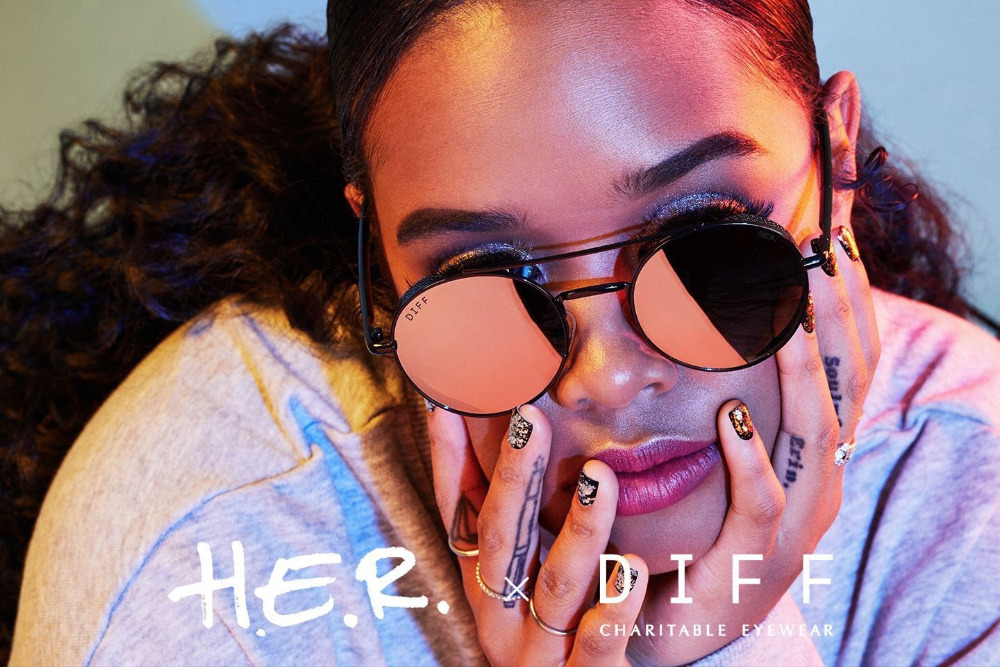 H.E.R. x Diff Eyewear