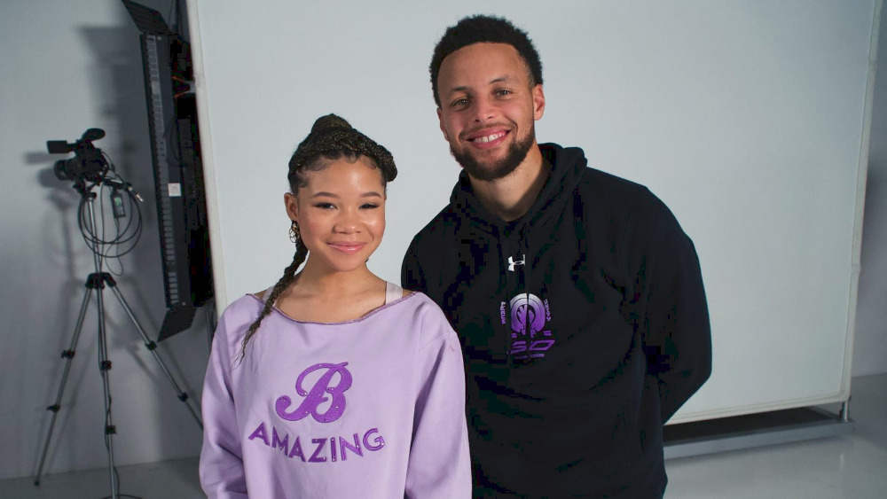 Stephen Curry and Actress Storm Reid