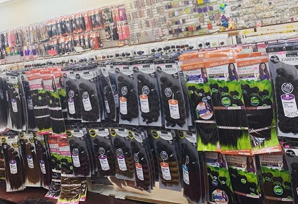 Hair Items In Beauty Store